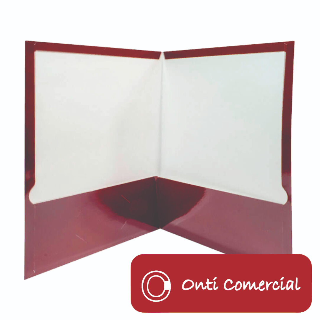 Folder plastificado